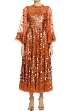 Fern Sequin Evening Dress