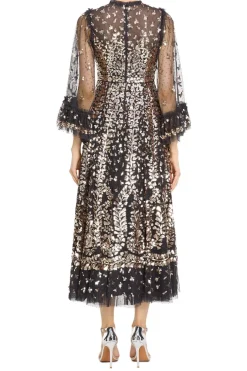 Fern Sequin Evening Dress