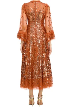 Fern Sequin Evening Dress