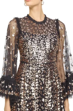 Fern Sequin Evening Dress