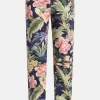 Floral Denim Pants