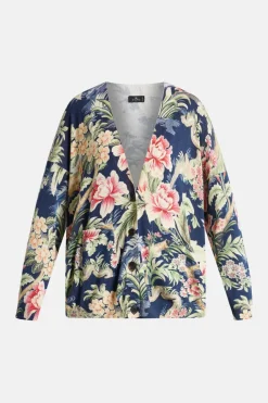Floral Knit Cardigan