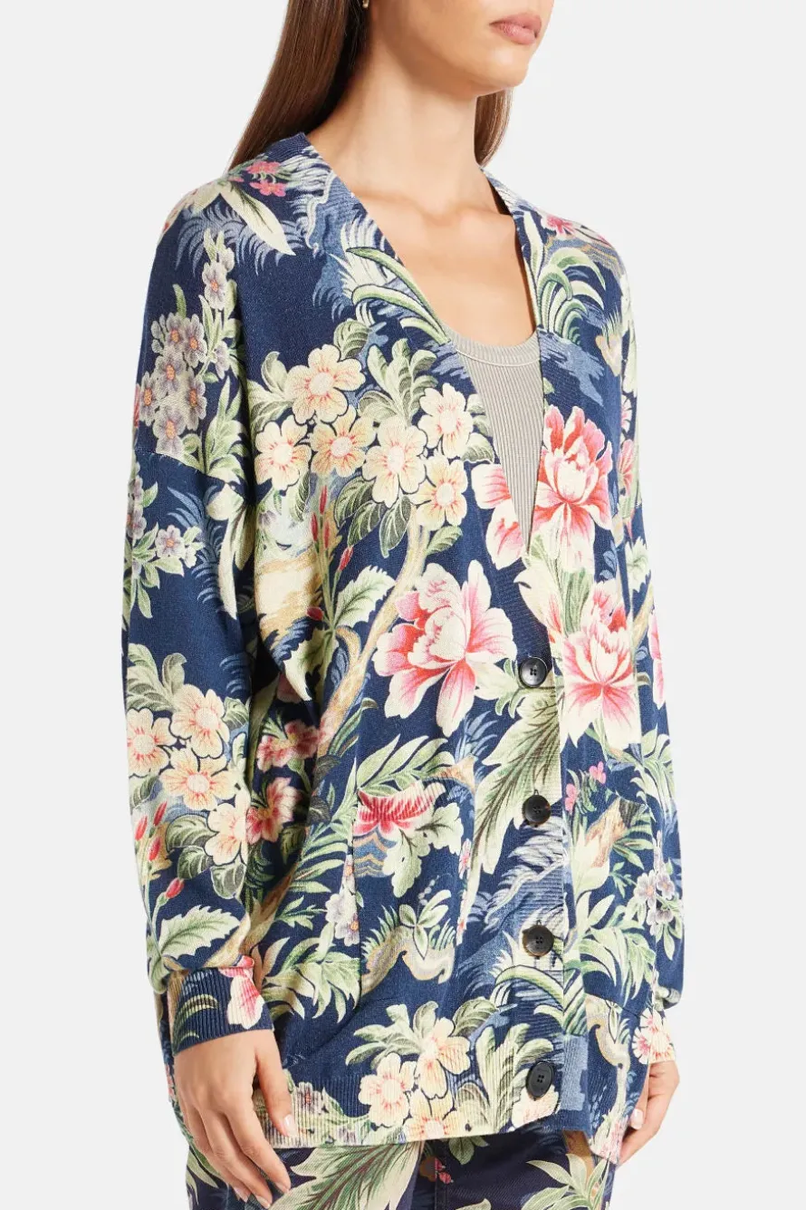 Floral Knit Cardigan