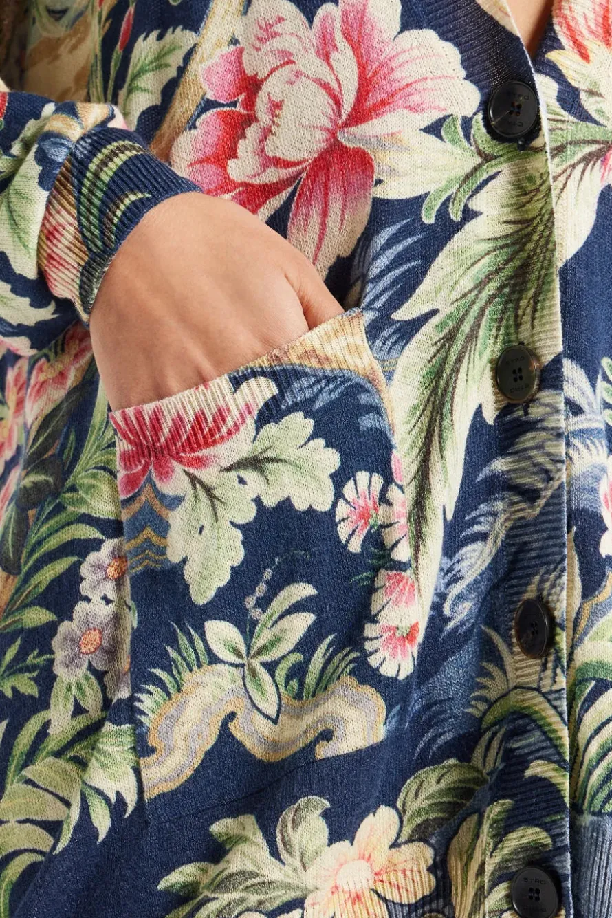 Floral Knit Cardigan
