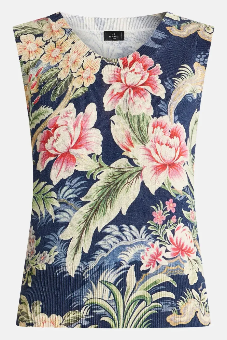 Floral Knit Top