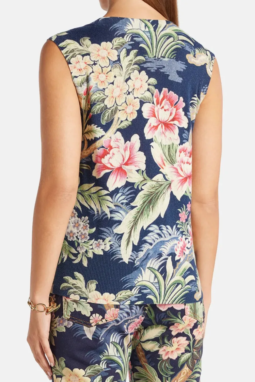 Floral Knit Top