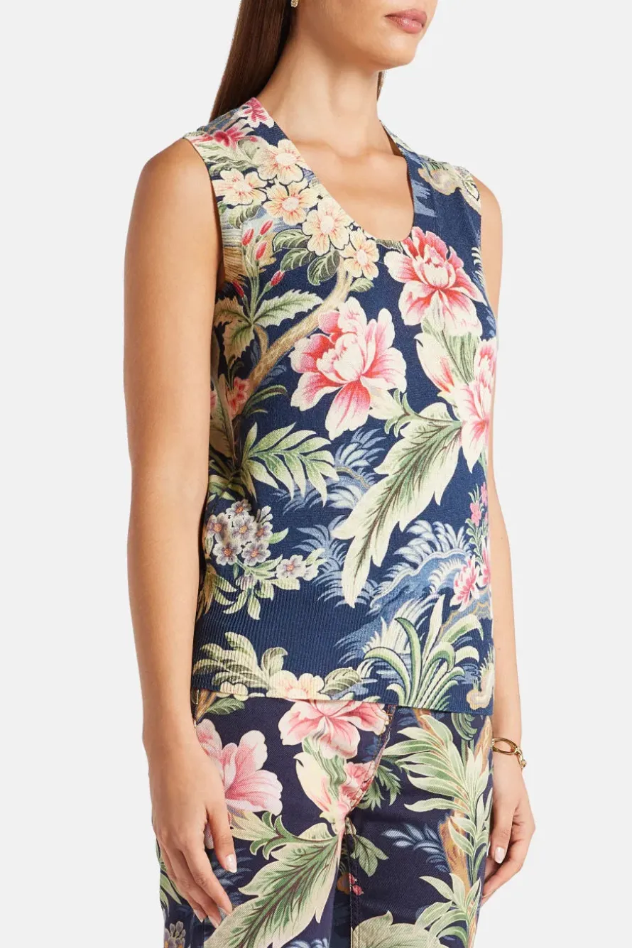 Floral Knit Top