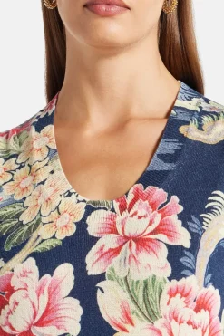 Floral Knit Top