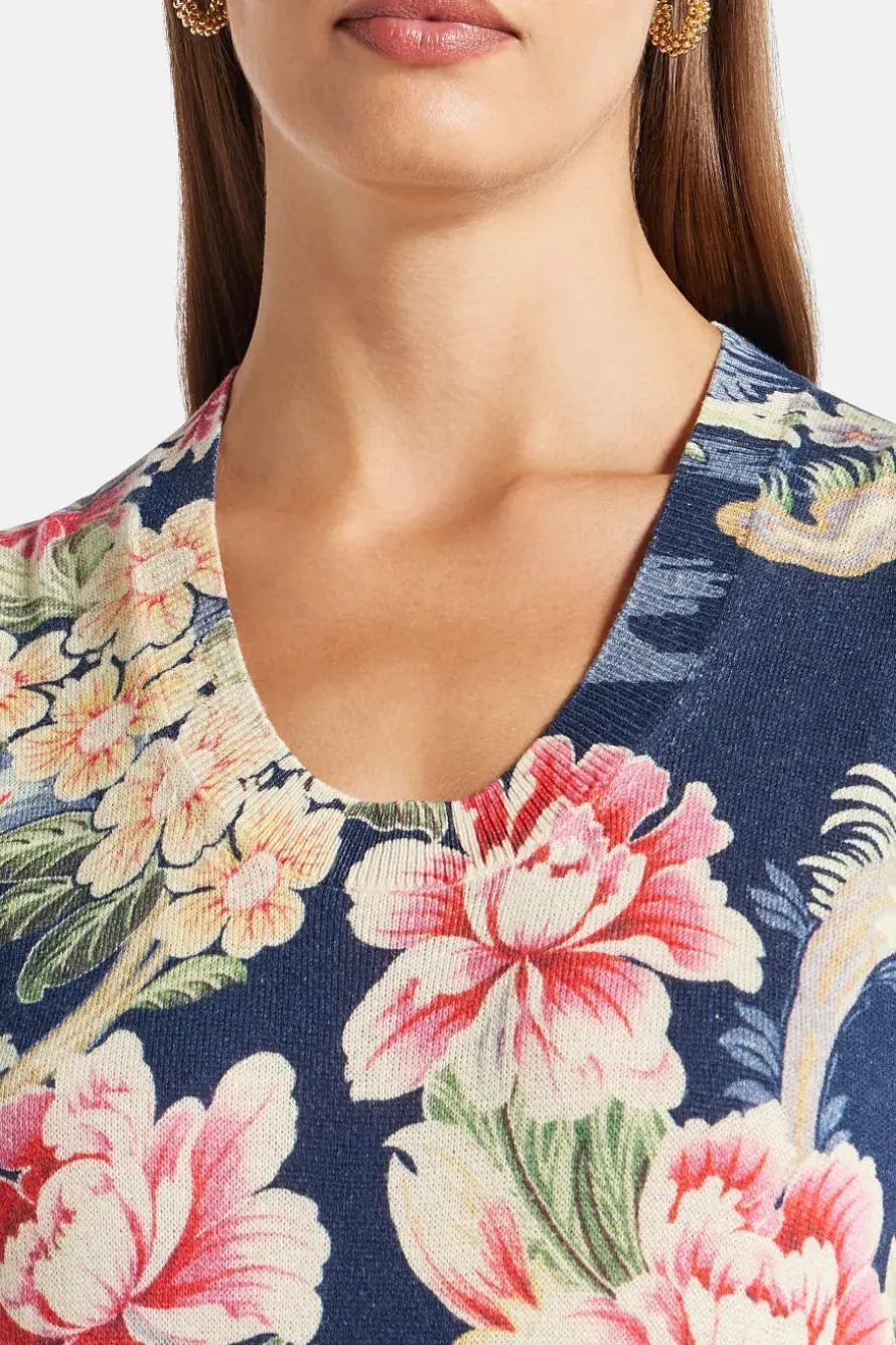 Floral Knit Top