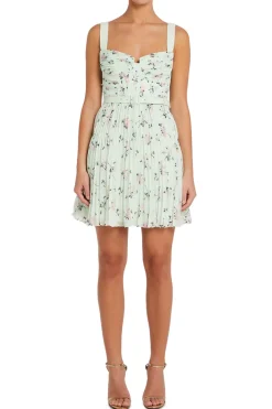 FLORAL PRINT MINI DRESS