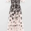 Fluttering Flowers Maxi Dress