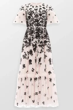 Fluttering Flowers Maxi Dress