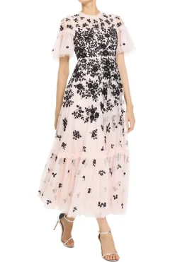 Fluttering Flowers Maxi Dress