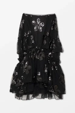 Gathered Ruffle Skirt