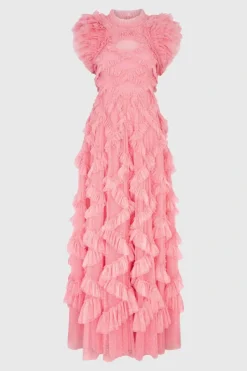Genevieve Ruffle Maxi Dress
