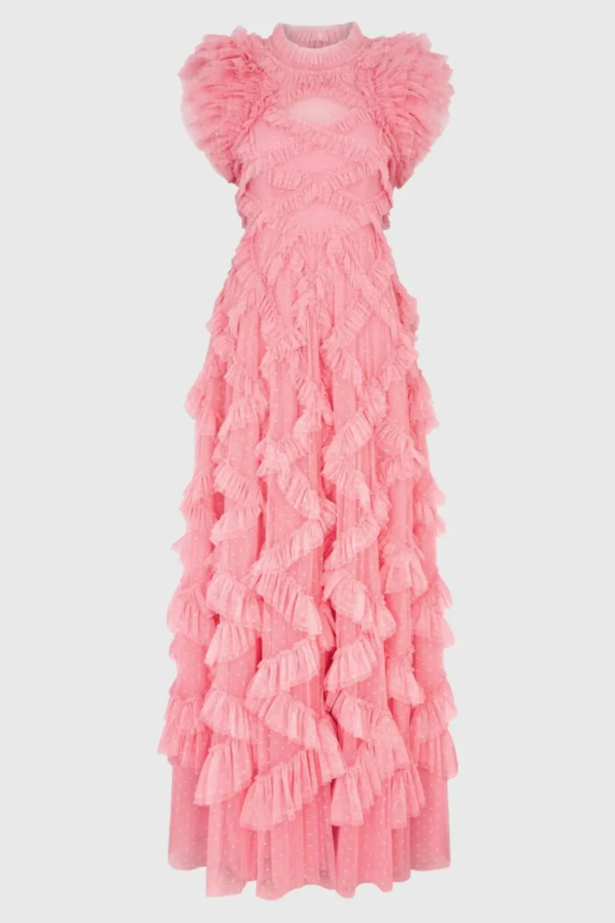 Genevieve Ruffle Maxi Dress