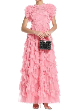 Genevieve Ruffle Maxi Dress