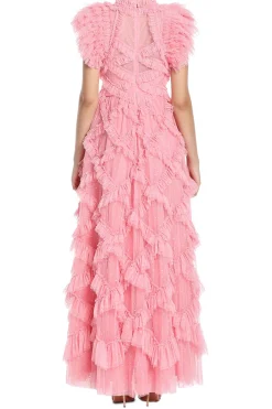 Genevieve Ruffle Maxi Dress