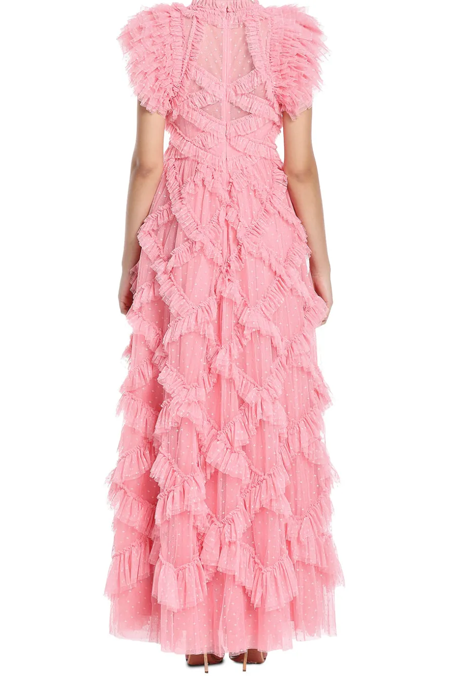 Genevieve Ruffle Maxi Dress