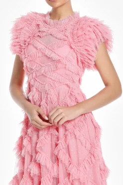 Genevieve Ruffle Maxi Dress