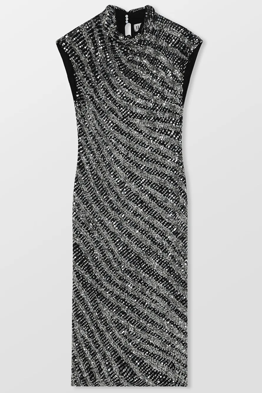 Gilda Sequin Midi Dress