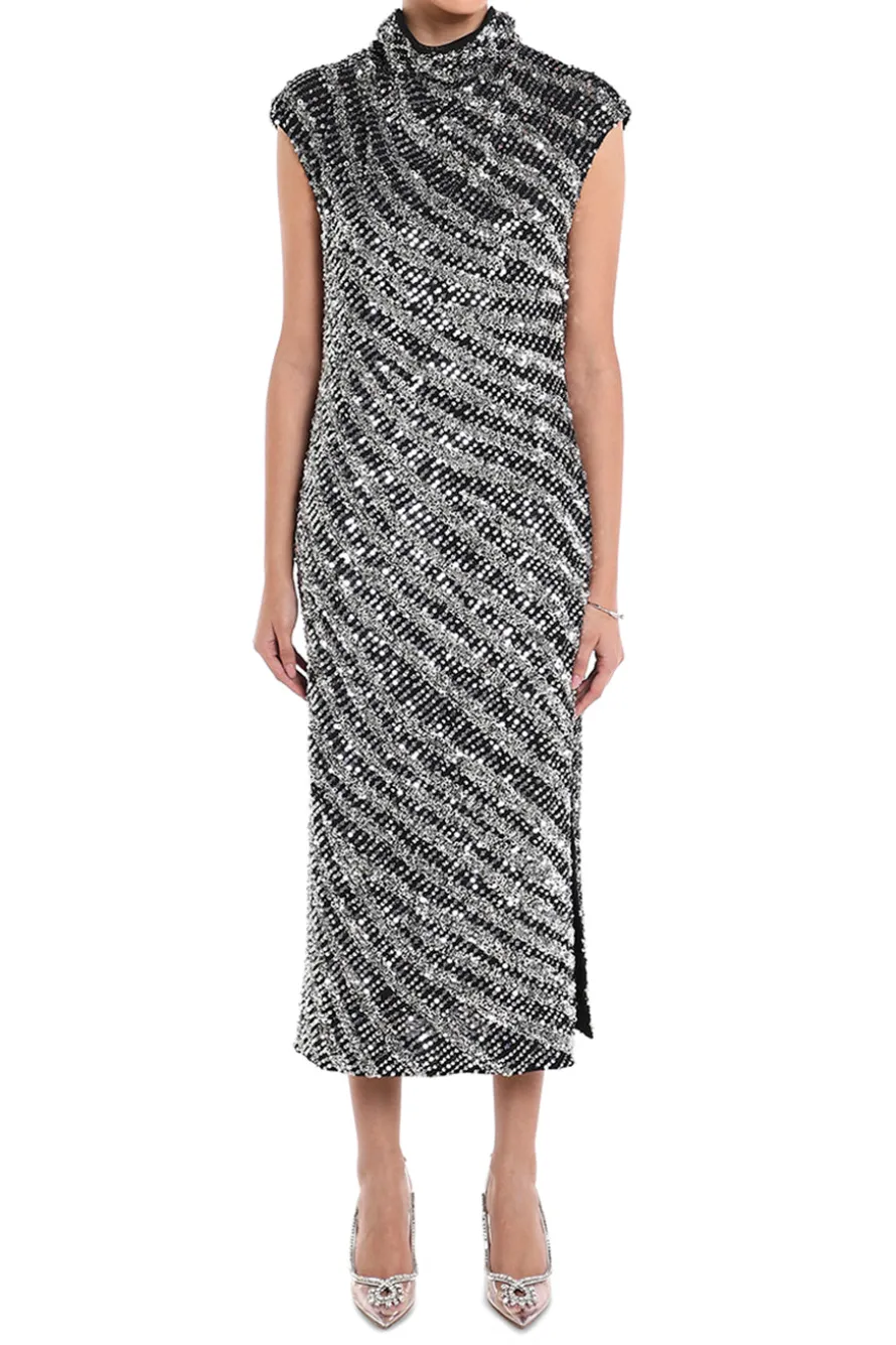 Gilda Sequin Midi Dress