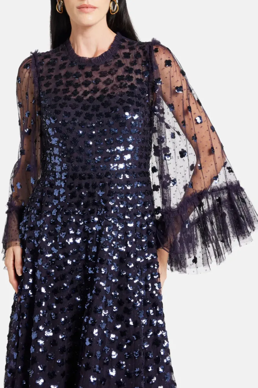 Glisten Sequin Evening Dress