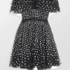Grace Gloss Off-Shoulder Micro Mini Dress
