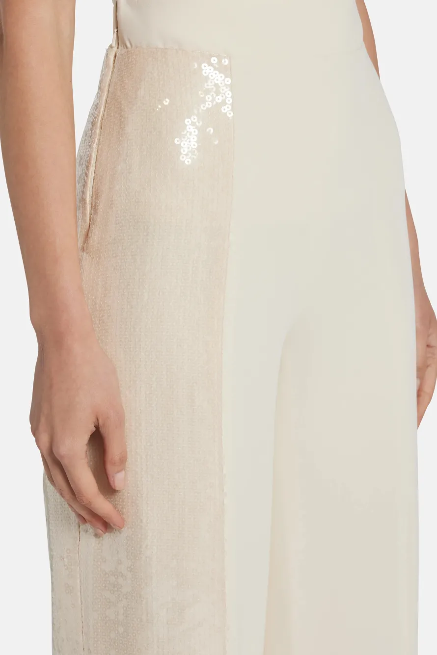 Half & Half Sequin Pants