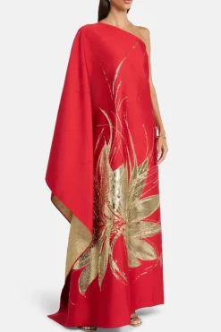 Hardison One Shoulder Maxi Dress