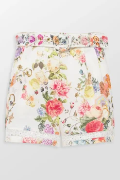 High Waisted Floral Shorts