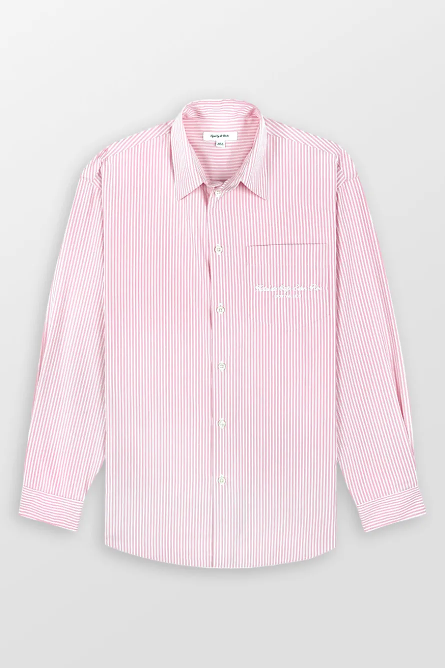 Hotel Du Cap Cursive Oversized Shirt