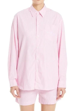 Hotel Du Cap Cursive Oversized Shirt