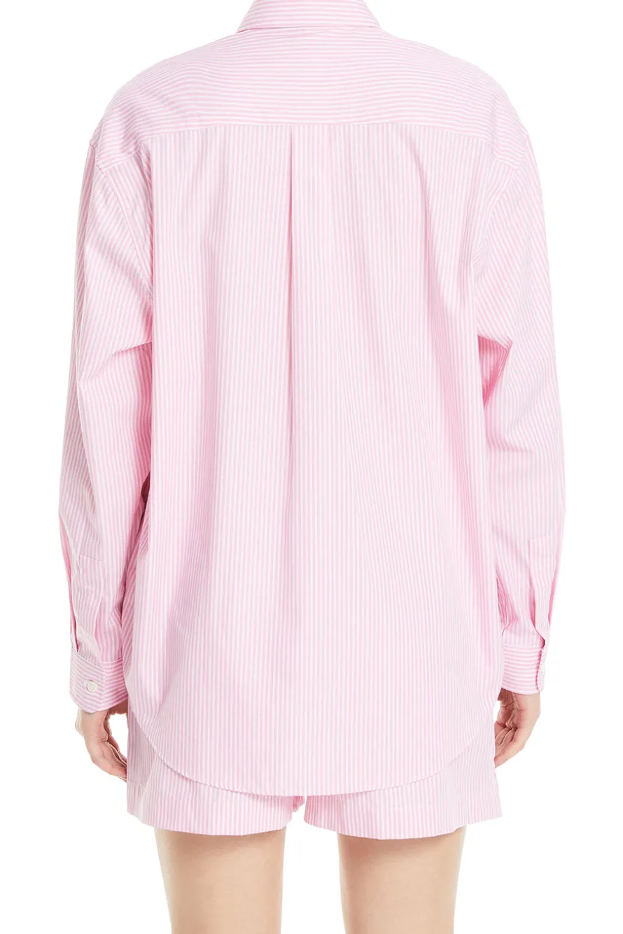 Hotel Du Cap Cursive Oversized Shirt