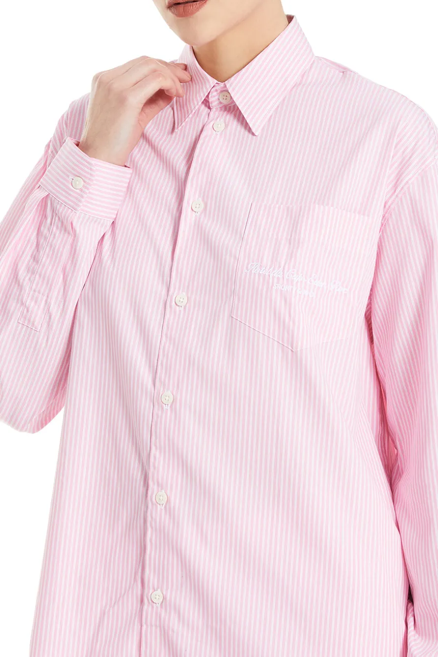 Hotel Du Cap Cursive Oversized Shirt