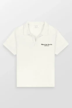 Hotel Du Cap Cursive Terry Polo T-Shirt