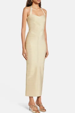 Iris Metallic Maxi Dress
