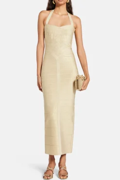 Iris Metallic Maxi Dress