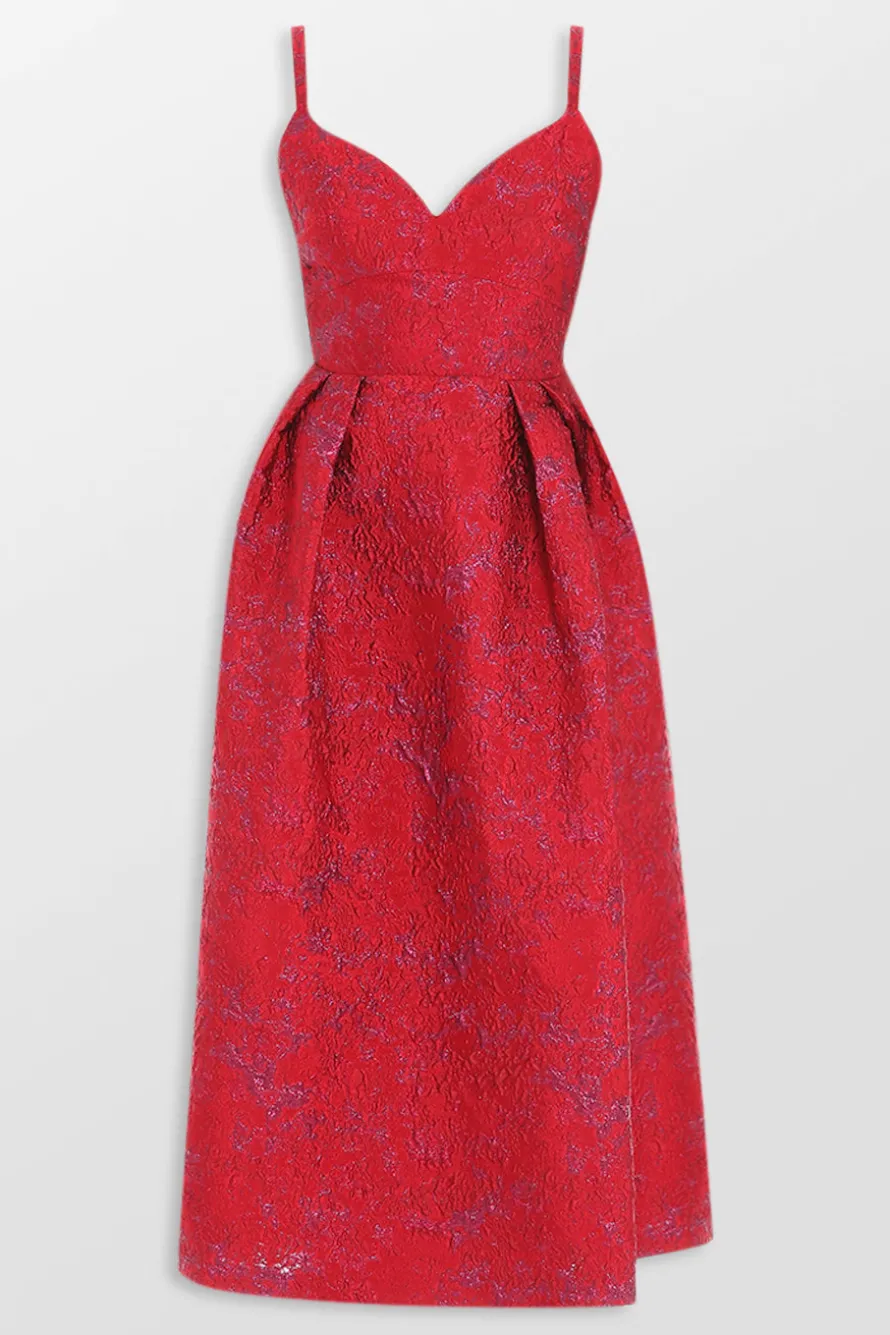 Isabela Jacquard Maxi Dress