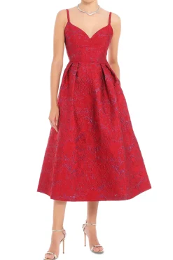 Isabela Jacquard Maxi Dress