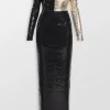 Kandinsky Maxi Evening Gown
