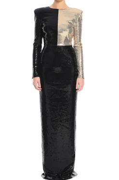 Kandinsky Maxi Evening Gown