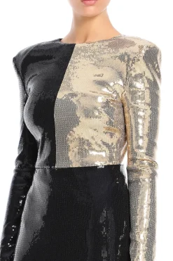 Kandinsky Maxi Evening Gown