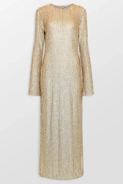 Lorna Embellished Full-Sleeve Maxi Dress