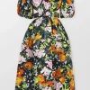 Mimosa Cut-Out Midi Dress