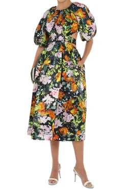 Mimosa Cut-Out Midi Dress