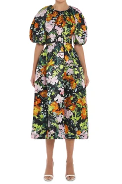 Mimosa Cut-Out Midi Dress
