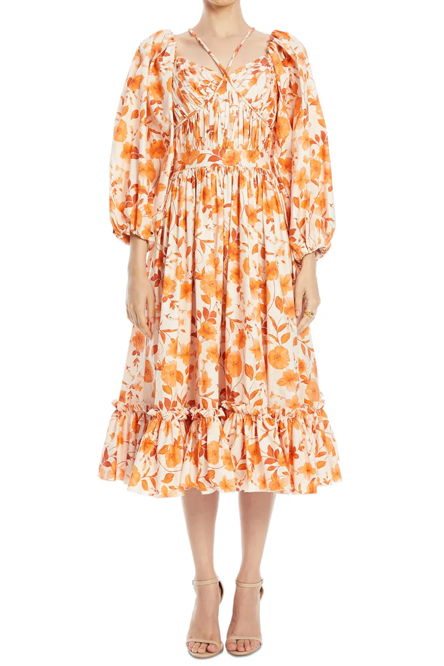 Naia Floral Midi Dress