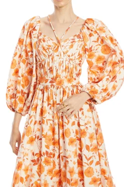 Naia Floral Midi Dress
