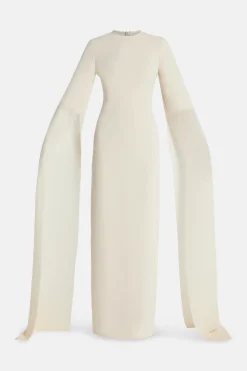 Naomi Evening Dress in White